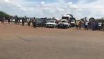 Traffic gridlock Lebombo border post