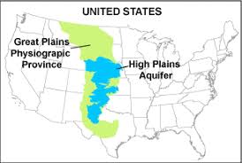 Image result for Ogallala aquifer map