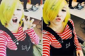 Image result for girl with yellow hair