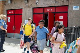 When is the last day of public school for students in NYC?
