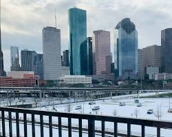 Image of Houston covered in snow