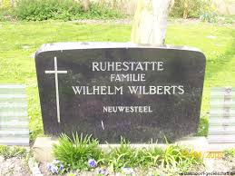 Grab von Wilhelm Wilberts (-), Friedhof Leybuchtpolder