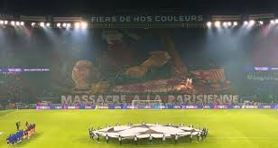 PSG tribünlerinde skandal pankart: Barcelona soluğu UEFA'da aldı — Sözcü Gazetesi
