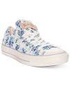 Floral converse shoes