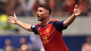 Why does French-born Aymeric Laporte play for Spain?