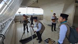 Begini Suasana Pemantauan Hilal Awal Ramadan di Puncak Monas