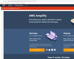 Image of Amplify console showing your app