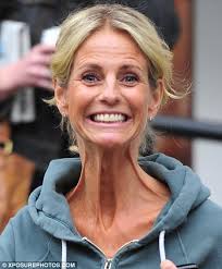 Frail and fragile: Despite her broad smile Ulrika Jonsson looked worryingly thin as she left the ITV studios earlier today - article-0-0E01030B00000578-168_468x567