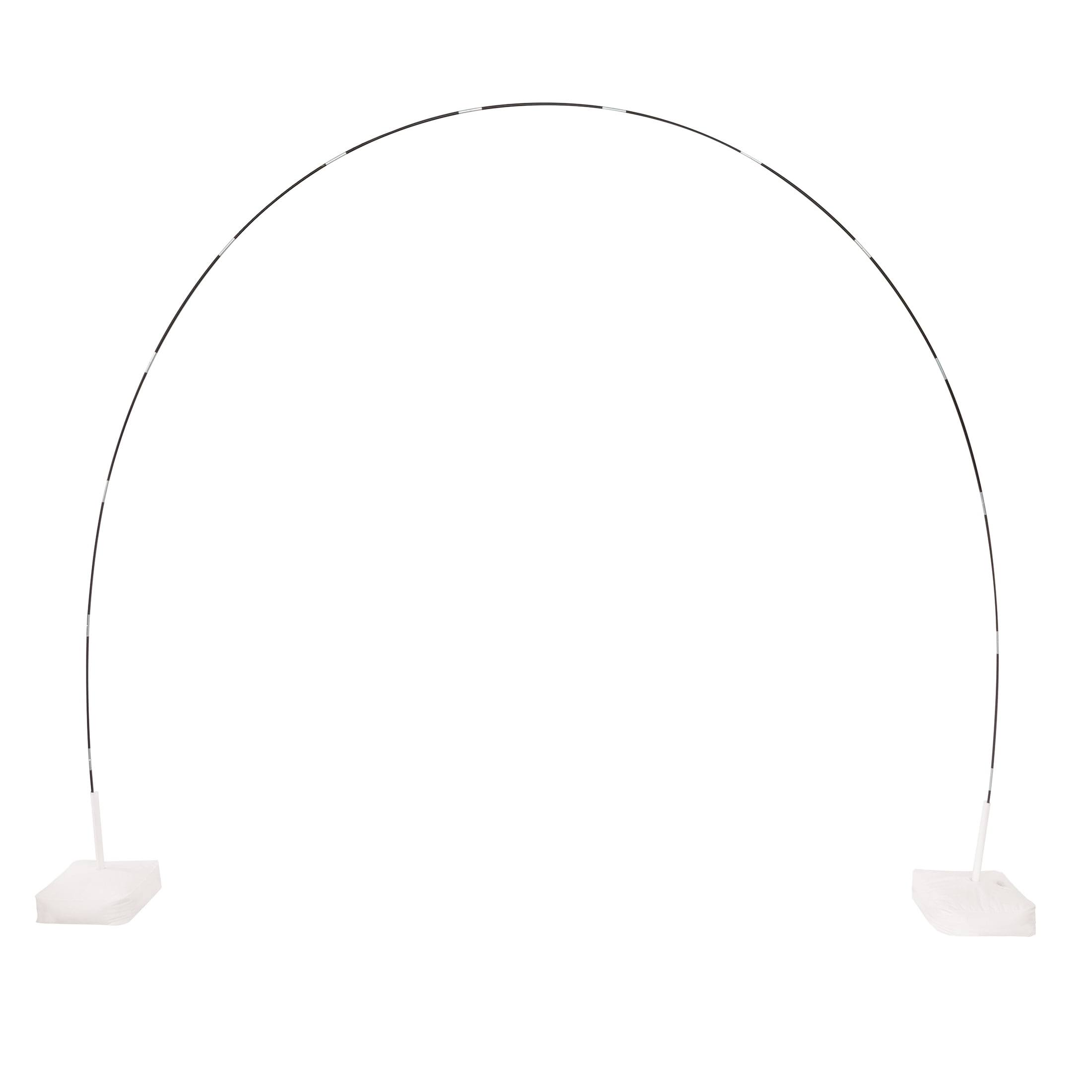 Gold, White, and Silver Balloon Arch Kit Frame