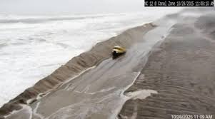 Storm Surge Topples Coastal Home in Buxton, N.C.