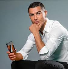 BTS photo of Cristiano Ronaldo in a recent advert. 😍