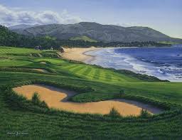 Pebble Beach Golf, Californie
