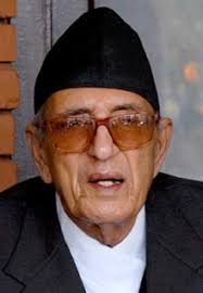 Koirala urges for unity among democratic forces in Nepal Kathmandu, Dec 7 : Nepali Congress (NC) president Girija Prasad Koirala has urged for unity among ... - Girija-Prasad-Koirala