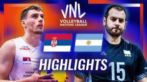 خلاصه بازی صربستان 3-1 آرژانتین (لیگ ملت های والیبال)