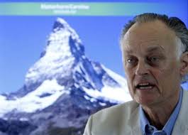 Bernard Weber, Founder and President of &#39;New 7 Wonders&#39;, speaks in Zurich on July 21, 2009 to announce the 28 finalists of the &#39;New7Wonders of Nature&#39; as ... - 090722-NatureWonder-hmed-730a.grid-6x2