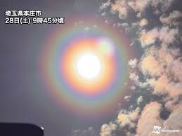 魔のサークル「花粉光環」が出現 関東などでスギ花粉が大量飛散