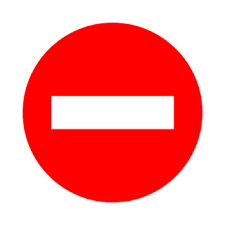 Resultado de imagen de fotos de direccion prohibida