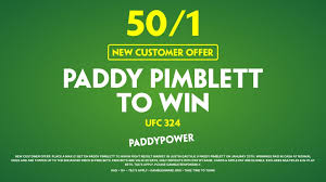 Get 50/1 for Paddy Pimblett to beat Justin Gaethje! Paddy Power Sign Up Offer