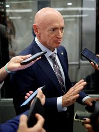 Sen. Mark Kelly stirs intrigue about Harris VP decision with ...