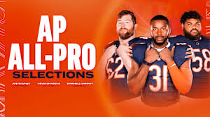 Three Bears Players Earn NFL All-Pro Honors