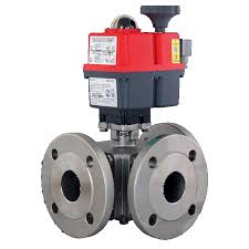 3-way flanged stainless steel ball valve TA-Luft ATEX | Fergo