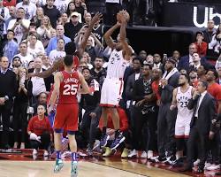 Kawhi Leonard's gamewinning shot over the Philadelphia 76ers in Game 7 of the 2019 Eastern Conference Semifinals