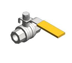 Nickel Plated Brass Ball Valve, Spring Close Lever [00/2090 ...