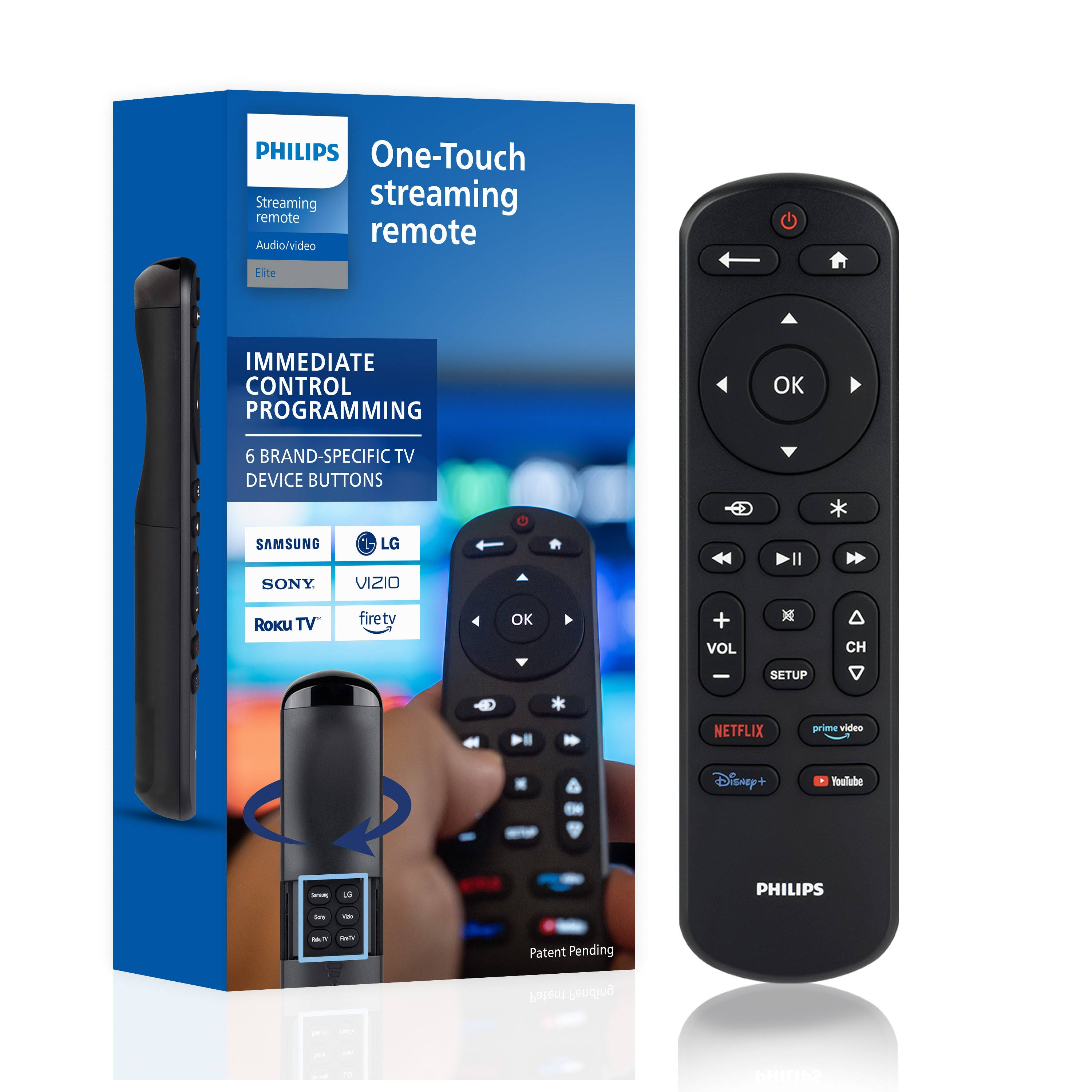 Philips OneTouch Universal Remote Control for Samsung Smart TV