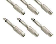 Imagen de Adaptador RCA a 6.35 mm hembra