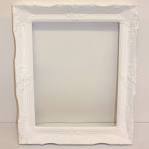 Large white picture frame