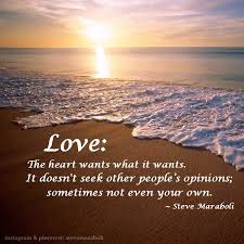 Quote by Steve Maraboli: “Love: The heart wants what it wants. It ... via Relatably.com