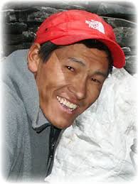Temba Sherpa - cook and sherpa. High point: camp 3, 8300m - temba-cook