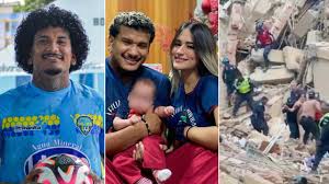 Esposa del futbolista Héctor Bello pierde la vida por salvar a su hija de 1 año en terremoto de Venezuela