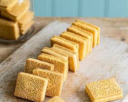 British custard cream biscuit