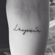 French Word Tattoos on Pinterest | French Quotes, Self Love Tattoo ... via Relatably.com