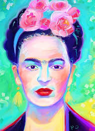 Frida Kahlo by Penny Owens - Frida Kahlo Painting - Frida Kahlo Fine Art Prints and Posters for Sale - frida-penny-owens