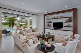 Image result for An open-concept great room with multiple seating areas and a balcony