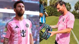 Lionel Messi Meets Franco Colapinto Ahead of Miami Grand Prix