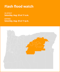 Flash Flood Warnings Issued Across Oregon and Arizona