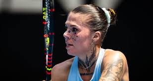 All smiles with a serious message, Oliynykova embraces Australian Open stage