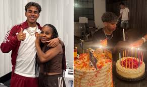 Mãe de Yamal mostra aniversário do jogador espanhol, que fez 19 anos um dia antes de eliminar a França na Copa