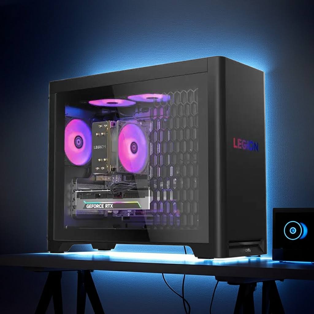 Lenovo Legion Tower 5 Gen 10 (AMD) AMD Ryzentm 5 7600 Processor (3.80 GHz up to 5.10 GHz)/Windows 11 Home 64/512 GB SSD  TLC