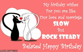 Belated birthday wishes for husband – WishesMessages.com via Relatably.com