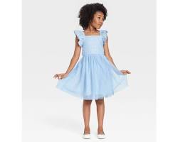 Eyelet Easter dress for girls