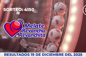 Resultados del Melate, Revancha y Revanchita 4150 del 19 de diciembre del 2025