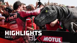Watch HIGHLIGHTS GRATIS: tanti duelli in Gara 2 del WorldSBK ad Aragon