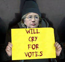 Image result for hillary crying