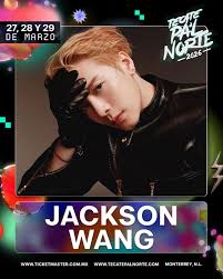 El mundo es suyo, el escenario de #TecatePalNorte también. Jackson Wang⭐️ Boletos individuales disponibles en Ticketmaster 🔗