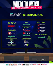 Broadcast details announced for HBL PSL 11