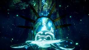 Palworld v1.0.3 update featuring a Pal flying near the World Tree